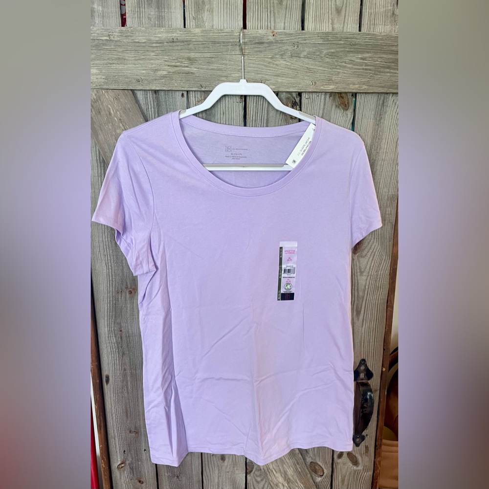No Boundaries Light Purple Short Sleeve Tee